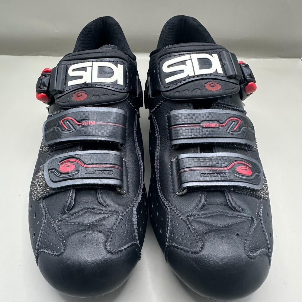 Sidi Genius 5 Pro Road Carbon Cycling Shoes Black EU 40 US Womens 8 Mens 7